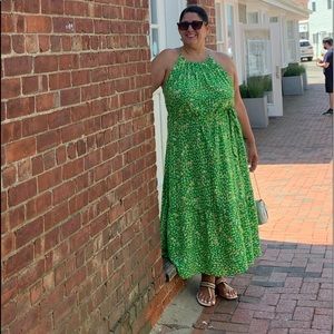 New York & Co - Sleeveless Halter Dress - New York & Company size L